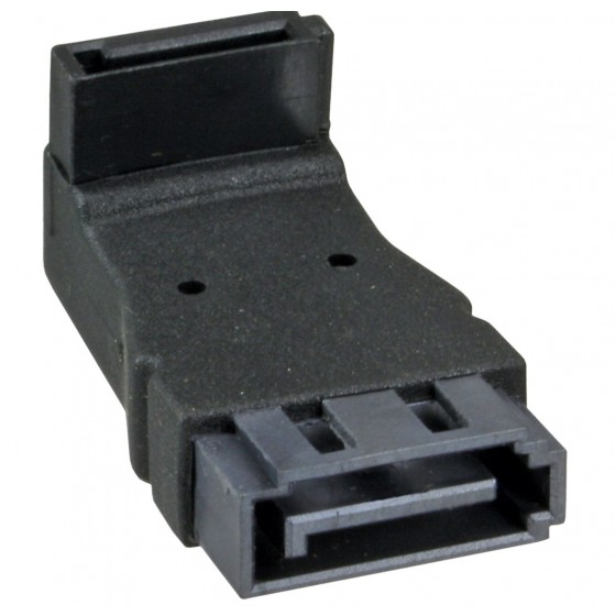 InLine® SATA Adapter Stecker / Buchse, gewinkelt nach oben