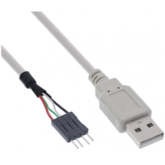 InLine® USB 2.0 Adapterkabel, Buchse A auf Pfostenanschluss, 0,40m