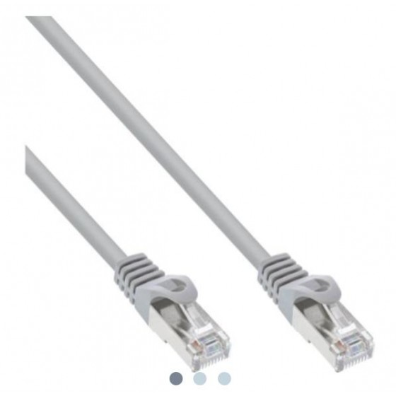 InLine® Patchkabel, F/UTP, Cat.5e, grau, 5m