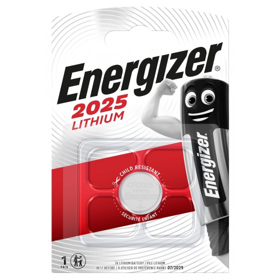 Energizer CR2025 3V Lithium im 1er Blister