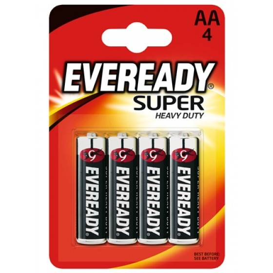 Energizer Eveready SHD Kohle-Zink Mignon (AA) 4er Blister