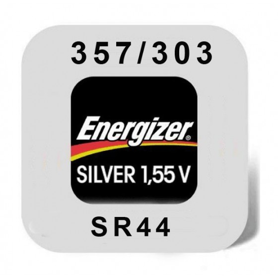 Energizer 357/303/EPX76 Uhrenbatterie in 1er-Blister -große Karte-