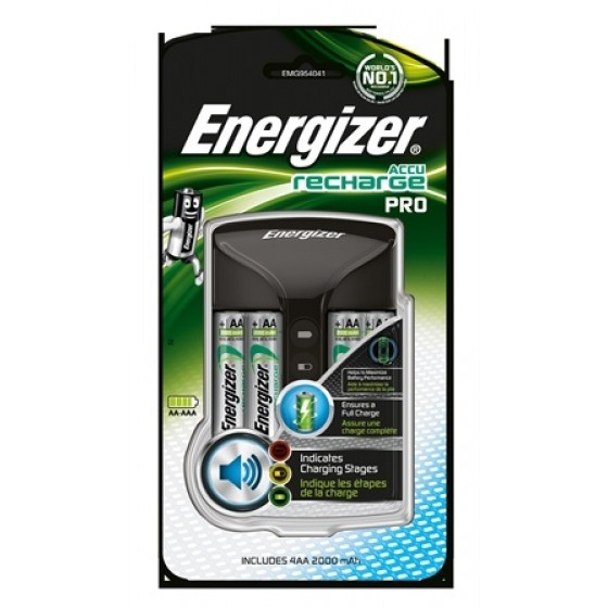 Energizer Ladegerät Pro Charger 4x2000 mAh 1er Blister