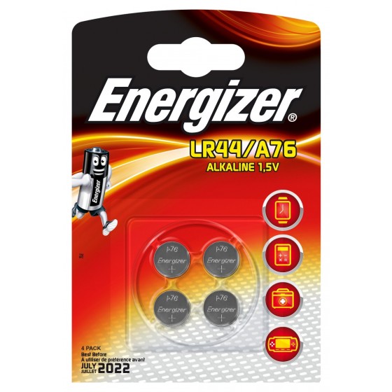 Energizer A76/LR44/V13GA  in 4er Blister