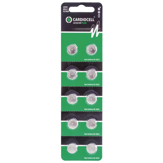 CARDIOCELL LR44 PLUS (V13GA/A76) in 10er-Blister