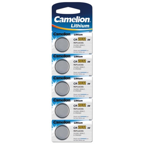 Camelion CR2032 3V Lithium im 5er-Blister