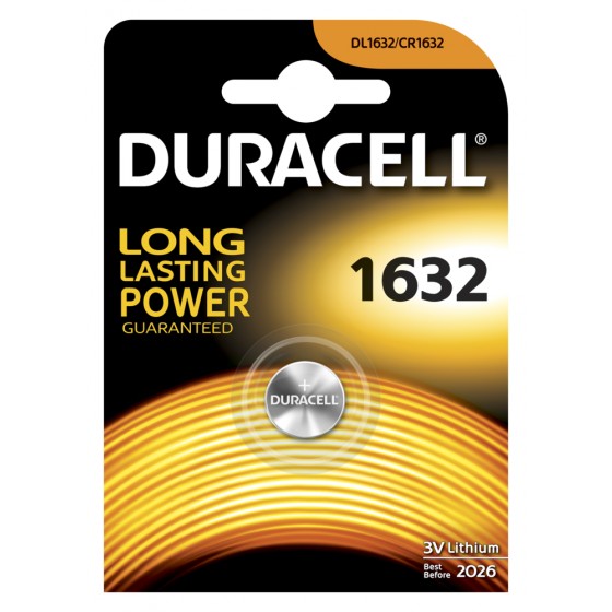 20 x Duracell DL1632  CR 1632 3V Lithium Batterie Knopfzelle im Blister