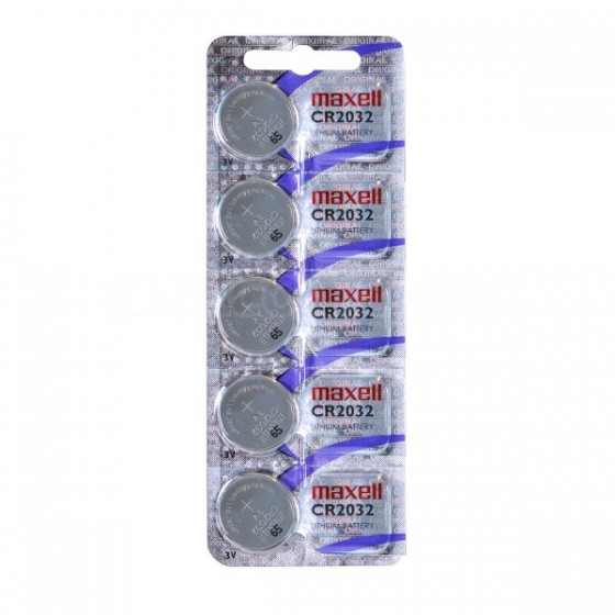 10 x Maxell CR 2032 3V Batterie Lithium Knopfzelle DL2032 im Strip 220mAh