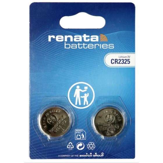 Renata CR2325.CU 3V Lithium in 2er-Blister 190mAh