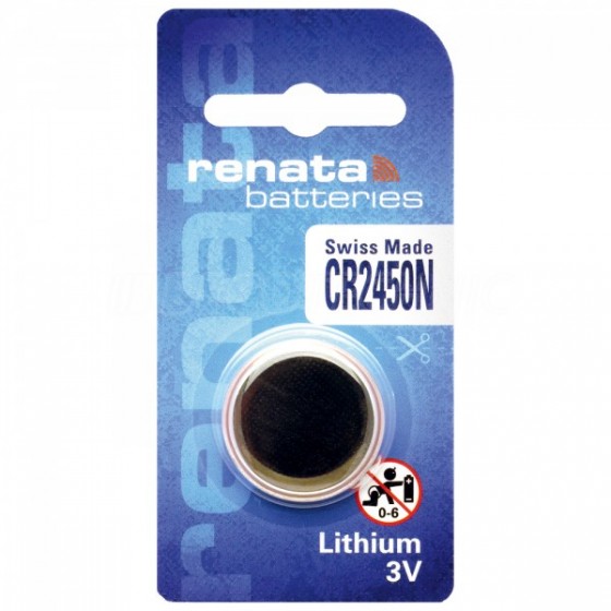 Renata CR2450N  3V Lithium in 1er-Blister