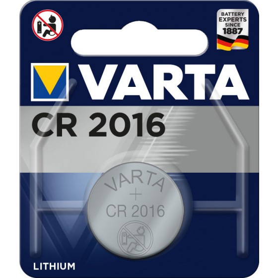 Varta CR2016 6016 101 401 3V Lithium in 1er-Blister 87mAh