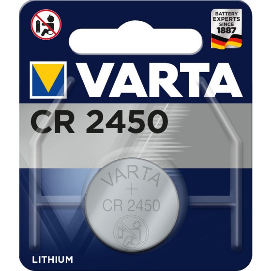 Varta CR2450 6450 101 401 3V Lithium in 1er-Blister
