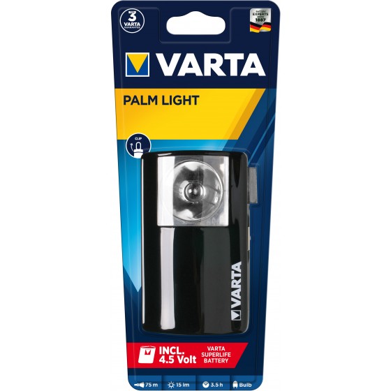 Taschenlampe Varta 16645 101 421 Palm Light 3R12 inkl. 1x2012