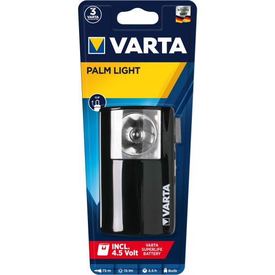 Taschenlampe Varta 16645 101 421 Palm Light 3R12 inkl. 1x2012