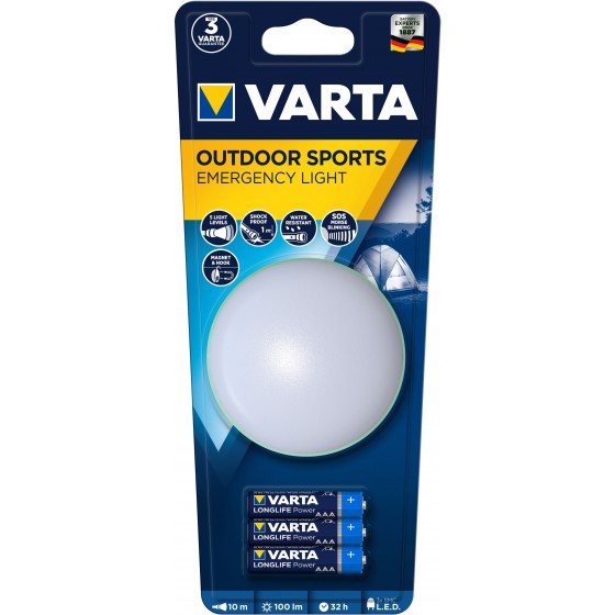 Taschenlampe Varta 17621 Outdoor Sports Emergency Light 3AAA mit Batt.