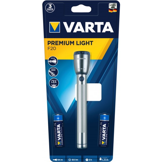 Taschenlampe Varta 17635 Premium LED Light 2AA inkl. 2xAA