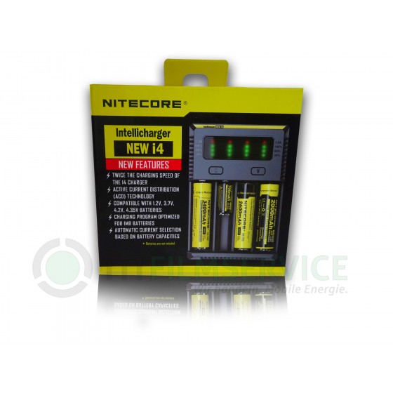 Nitecore Intellicharger NEW i4 4-Schacht Ladegerät