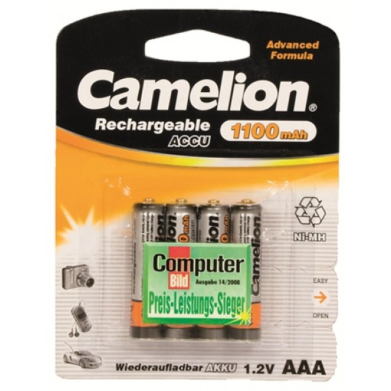 Camelion Micro Akku HR03 1100mAh im 4er-Blister