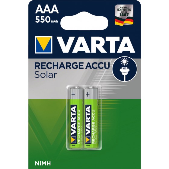 Varta Solar Micro-Akku 56733 101 402 (550mAh) 1,2V im 2er-Blister