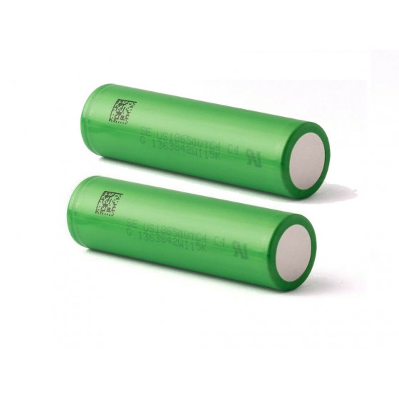 2x Sony Konion US18650VTC4, 3,7V, 2100mAh, 30A, 18650