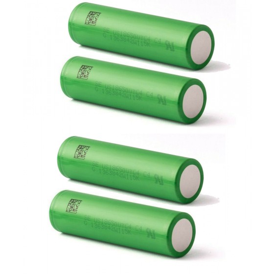 4 x Sony Konion US18650VTC4, 3,7V, 2100mAh, 30A, 18650