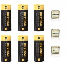 6 x iJoy INR26650 3,7V 4200mAh 40A Lithium Ionen Akku lose mit CardioCell Box