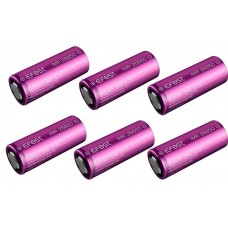 6 x Efest IMR 26650 Lithium Ionen Akku 64A 3500mAh lose 3,7V