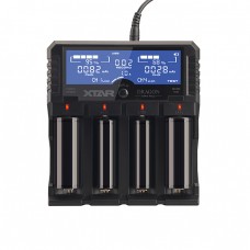 XTAR Ladegerät Dragon VP4 Plus, Premium LCD Li-Ion/Ni-MH Battery Charger