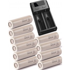 2 x Samsung INR21700-30T Li-Ion 3000mAh 3,7V Akku mit Xtar X2