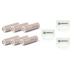 6 x Samsung INR21700-30T Li-Ion 3000mAh 35A 3,6-37V Akku inkl. CardioCell Box
