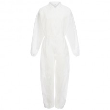 Nitras PP-Overall weiß Gr. XXXL mit Kapuze,Taille sowie Arm- und Beinabschlüsse mit Gummizug, atmungsaktiv