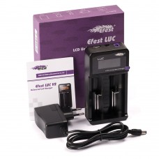 Efest LUC V2 Ladegerät mit LCD Anzeige für 3,6V - 3,7V Li-Ion-Akkus