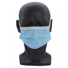 Einweg Mundschutz Blau 3-lagig Atemschutz Maske Hygieneschutz - medizinisches Produkt -