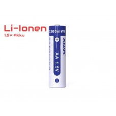 Xtar AA 1,5V 3300mWh (ca. 2000mAh) Lithium Ionen Akku (Wiederaufladbar) Mignon
