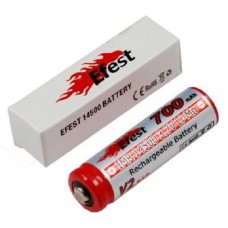 Efest IMR 14500 V2 - 700mAh 3,7V Li-Ion-Akku (Pluspol erhöht)