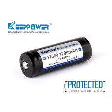 Keeppower 17500 - 1200mAh, 3,6V - 3,7V Li-Ion-Akku geschützt