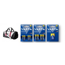 VARTA Sales Drive Longlife Power + FC Bayern Sporttasche 9137 112 858