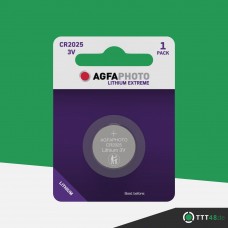 AgfaPhoto Lithium Knopfzelle CR2025 1er Blister