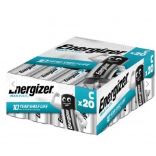 Energizer Batterien Max Plus, C, Baby, R14, LR14, 1,5 V, 20 Stück