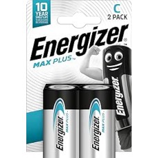 Energizer Batterien Max Plus, C, Baby, R14, LR14, 1,5 V, 2-er Blister