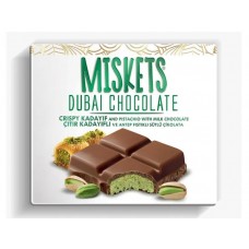 MISKETS Dubai Schokolade - Pistazien und Kadayif - 100g