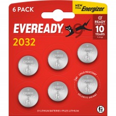 Energizer Eveready CR2032 6 Stück