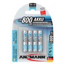 Ansmann  NiMH Akku Micro AAA 800 mAh maxE 4er Blister
