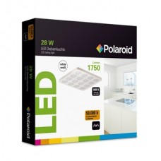 Polaroid LED Deckenleuchte 28W, 1750 Lumen, 5000 K, weiß