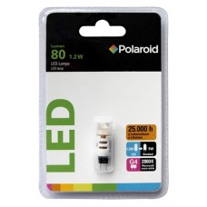 Polaroid LED G4-E 1,2W, 80 Lumen, 2800 K, G4