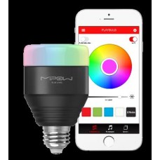 MiPow Playbulb Smart LED-Glühbirne mit Farbwechsel, App-Steuerung und Gruppenfunktion, schwarz