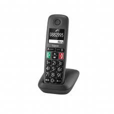 Gigaset Easy - DECT-Telefon schnurlos für Router - Fritzbox, Speedport kompatibel - hörgerätekompatibel, anthrazit-grau