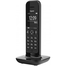 Gigaset Hello Phone Duo - Schnurlose Design-Telefone für Zuhause mit Anrufbeantworter, großem Display und Freisprechfunktion - Schwarz