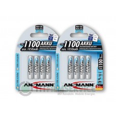 8x Ansmann Micro-Akku 1100mAh in 4er-Blister Nr. 5035232