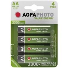 AgfaPhoto Akku Mignon AA 2300mAh in 4er - Blister